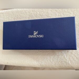 Swarovski Navy Blue Logo Jewelry Case